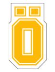 11221-08 Autocollant Öhlins Jaune 1.7x3.2cm