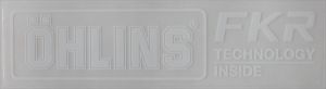 00191-66 Autocollant Transparent Blanc 1.9 x 7.3 cm