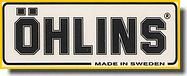 00191-13 Autocollant Öhlins Noir 1.8x4.6cm