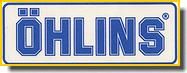 00194-10 Autocollants Öhlins Bleus 2.0x5.3cm