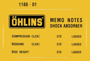 01180-01 Autocollant Mémo Noir / Jaune 5x5cm